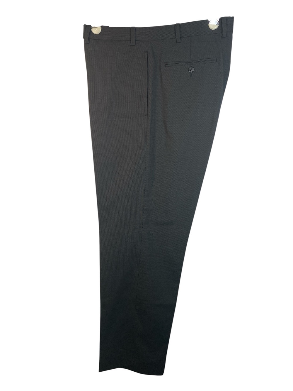 Calvin Klein Flat Front Charcoal Pinstripe Dress Pants Men’s 36x32